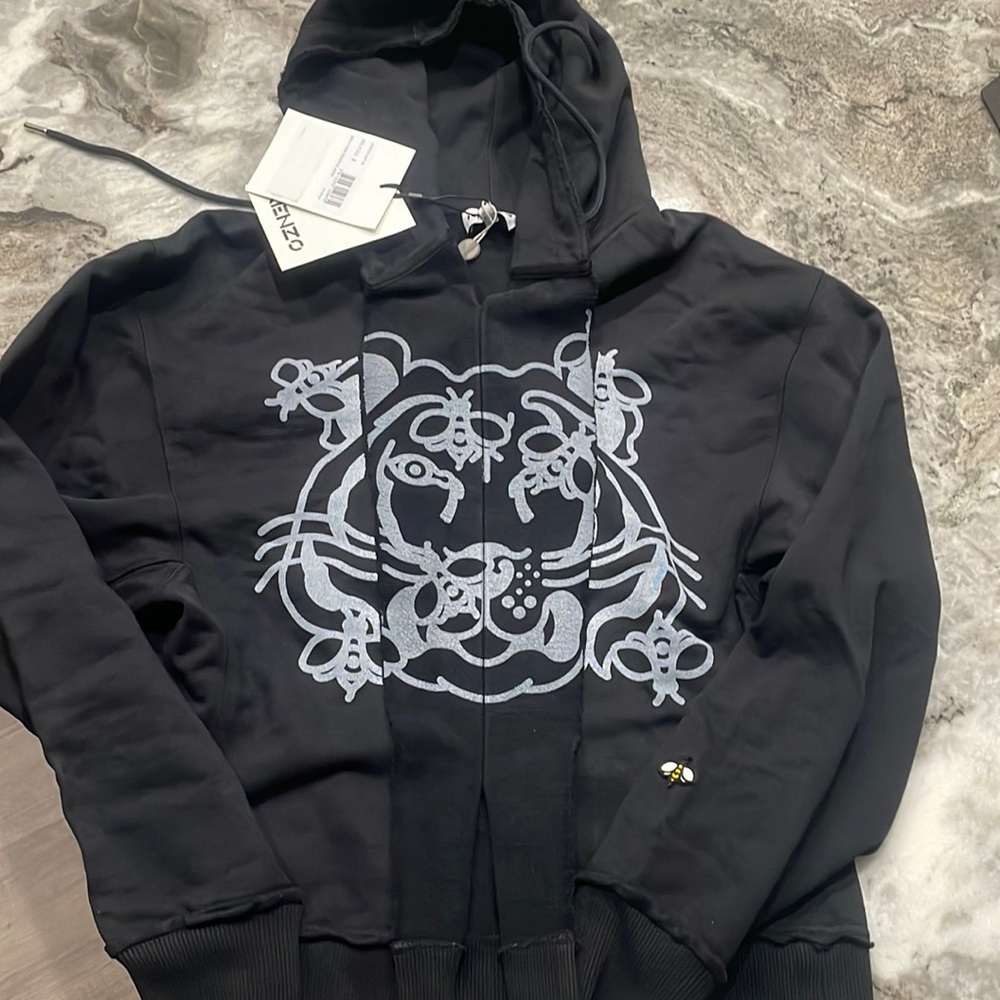 Kenzo Bee a Tiger Black Hoodie